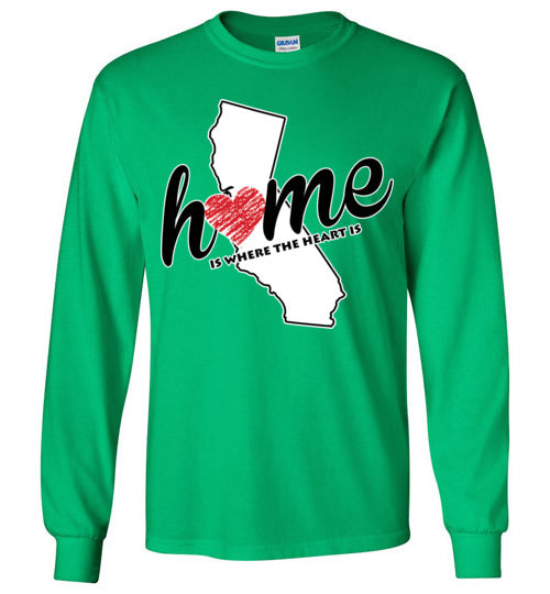 California Home. Adult. LS Tshirt