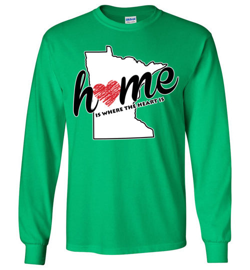 Minnesota Home. Adult. LS Tshirt