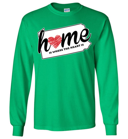 Pennsylvania Home. Adult. LS Tshirt