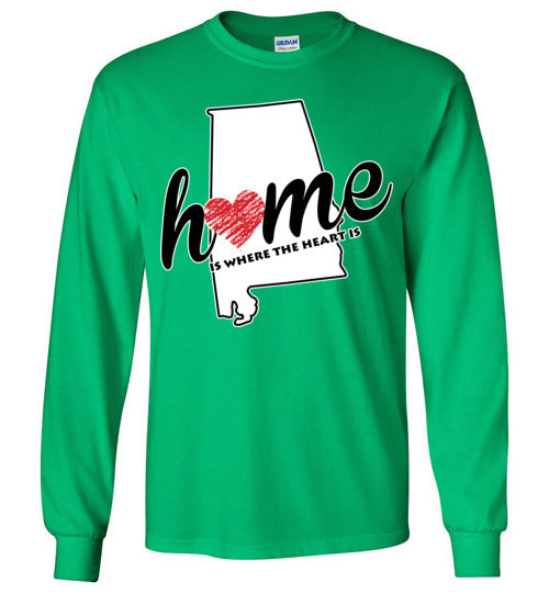 Alabama Home. Youth. LS Tshirts
