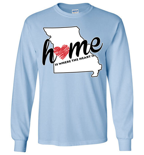 Missouri Home. Youth. LS Tshirt