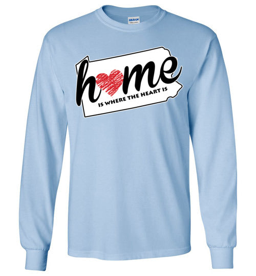 Pennsylvania Home. Adult. LS Tshirt