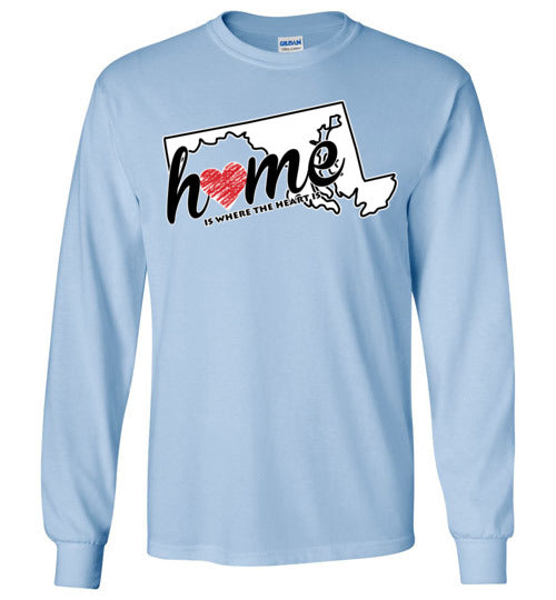Maryland Home. Youth. LS Tshirt