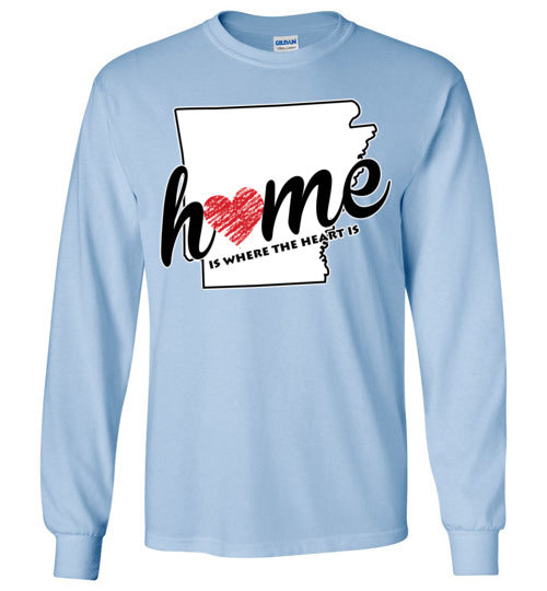 Arkansas Home. Youth. LS Tshirt