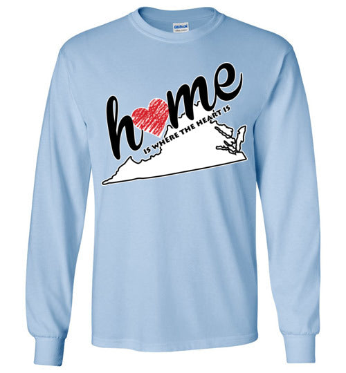 Virginia Home. Adult. LS Tshirt