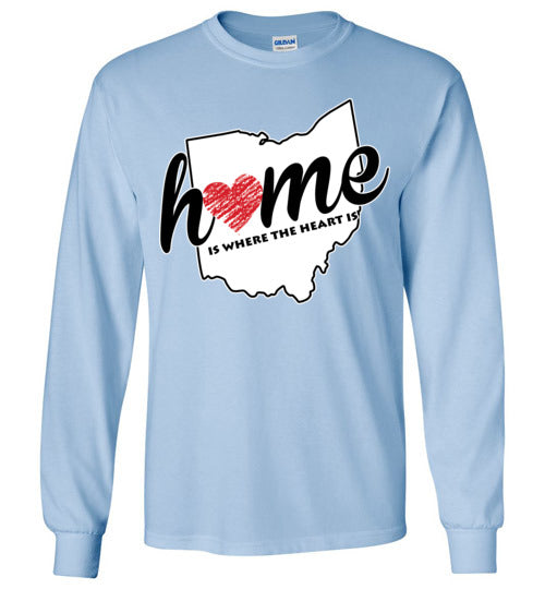 Ohio Home. Adult. LS Tshirt