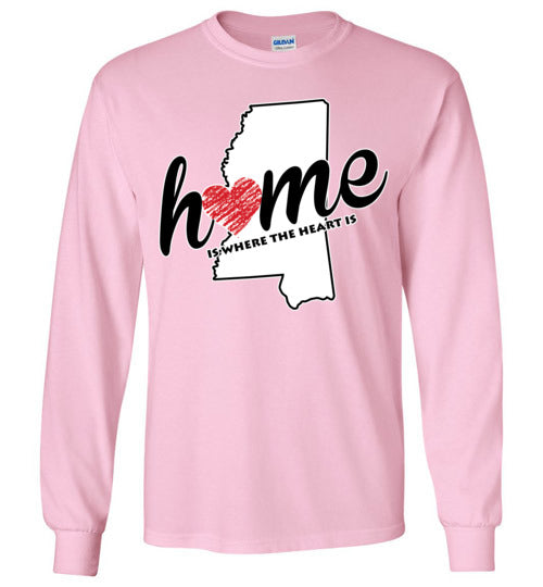 Mississippi Home. Youth. LS Tshirt
