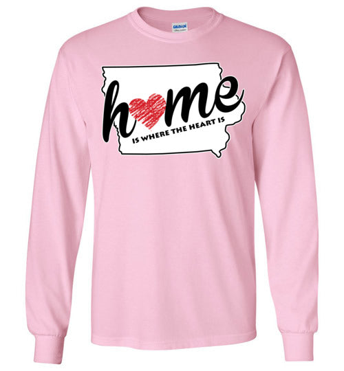Iowa Home. Youth. LS Tshirt