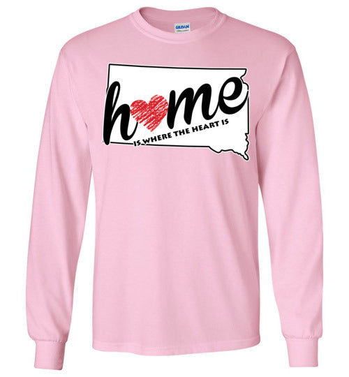 South Dakota Home. Youth. LS Tshirts