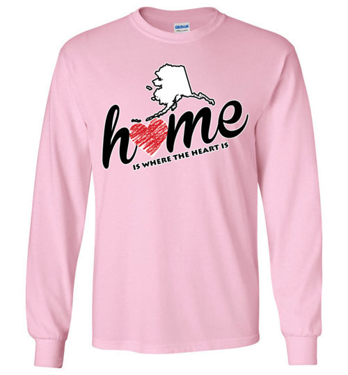 Alaska Home. Adult. LS Tshirt
