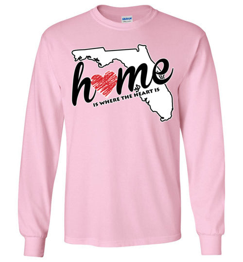 Florida Home. Adult. LS Tshirts