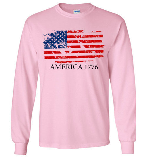 America 1776. Adult. LS Tshirt