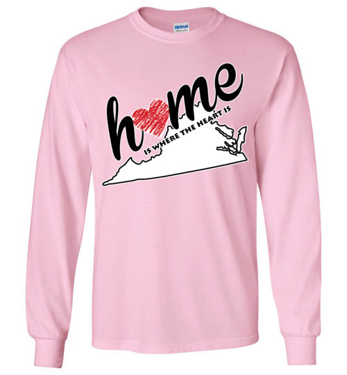 Virginia Home. Adult. LS Tshirt