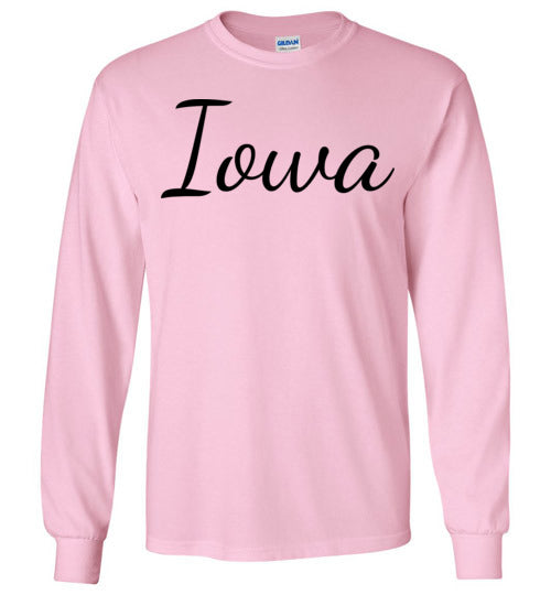 Iowa. Adult. LS Tshirt