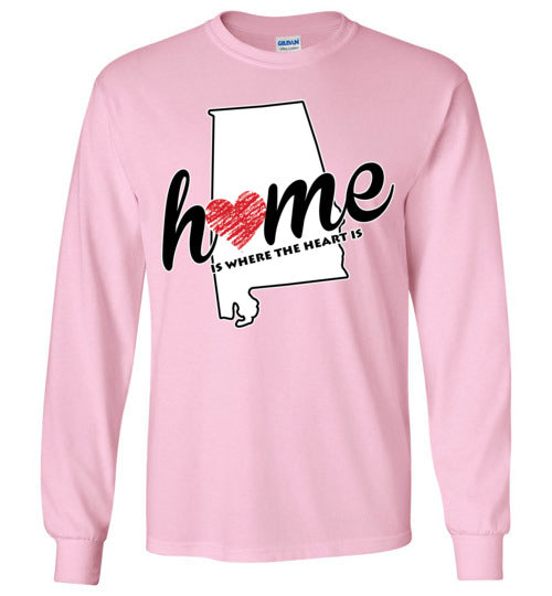 Alabama Home. Adult. LS Tshirt