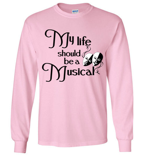 Musical Life. Adult. LS Tshirt