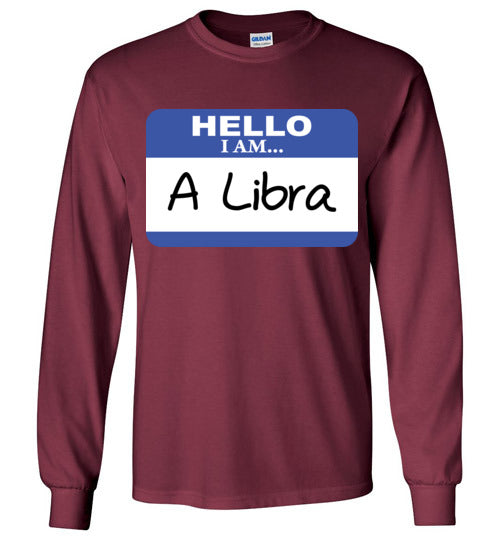 A Libra. Adult. LS Tshirt