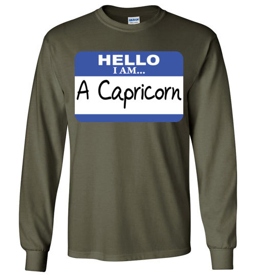 A Capricorn. Adult. LS Tshirt
