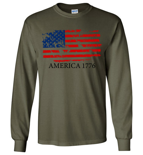 America 1776. Adult. LS Tshirt