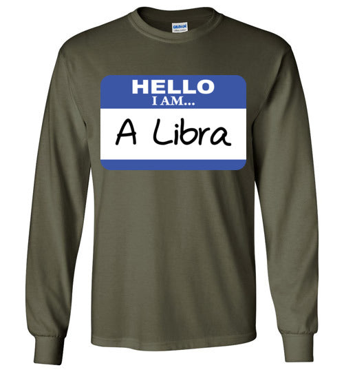 A Libra. Adult. LS Tshirt