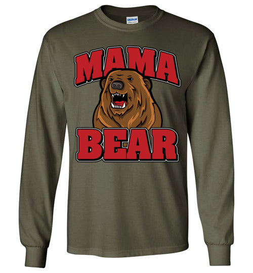 Mama Bear. Adult. LS Tshirt