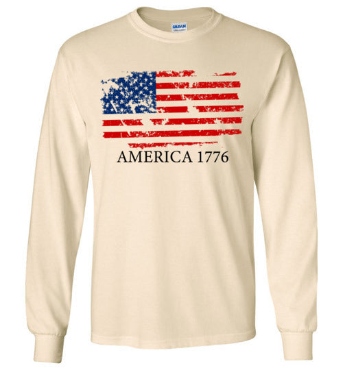 America 1776. Adult. LS Tshirt