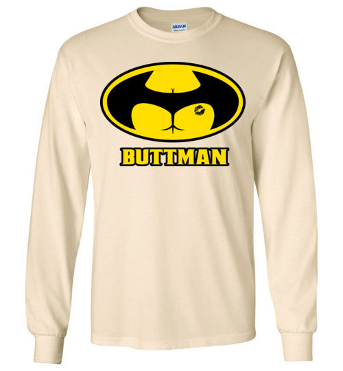Buttman Lips. Adult. LS Tshirt