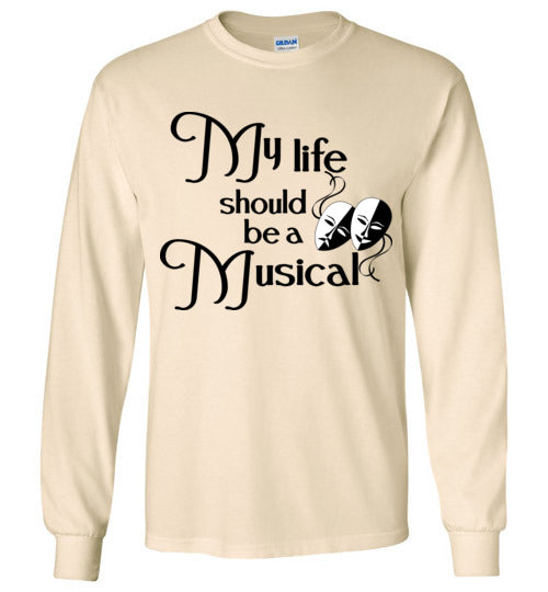 Musical Life. Adult. LS Tshirt
