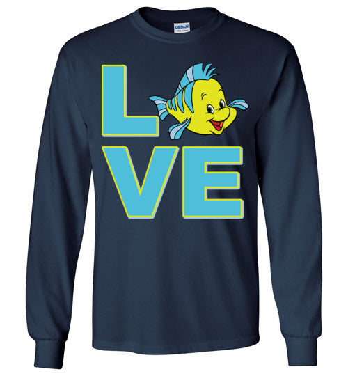 Love Flounder. Youth LS Tshirt