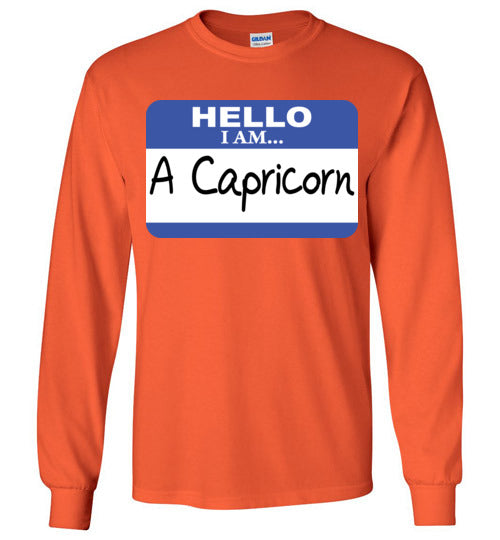 A Capricorn. Adult. LS Tshirt