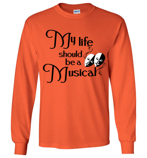 Musical Life. Adult. LS Tshirt