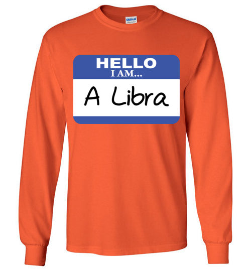 A Libra. Adult. LS Tshirt
