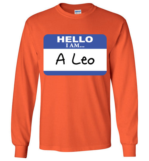 A Leo. Adult. LS Tshirt