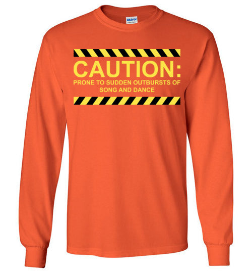 Caution, Song and Dance. Youth. LS Tshirt