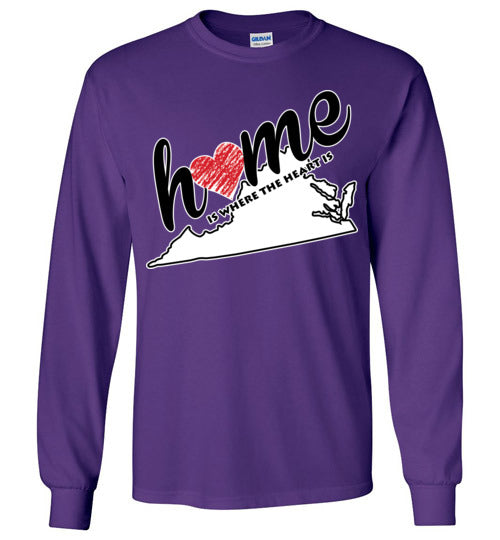 Virginia Home. Adult. LS Tshirt