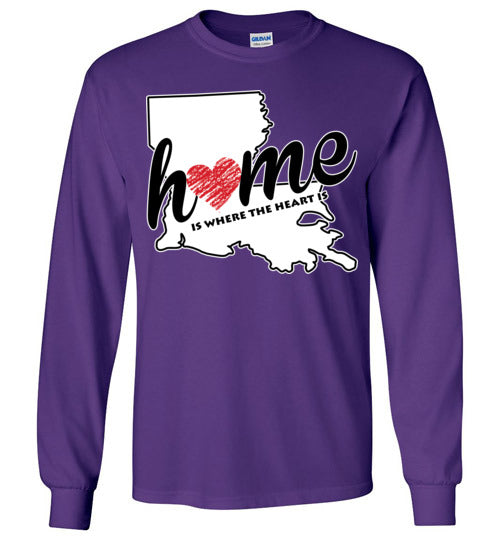 Louisiana Home. Youth. LS Tshirt