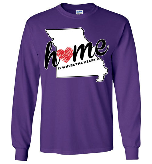 Missouri Home. Youth. LS Tshirt
