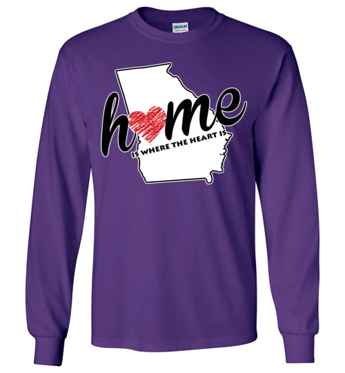 Georgia Home. Adult. LS Tshirt