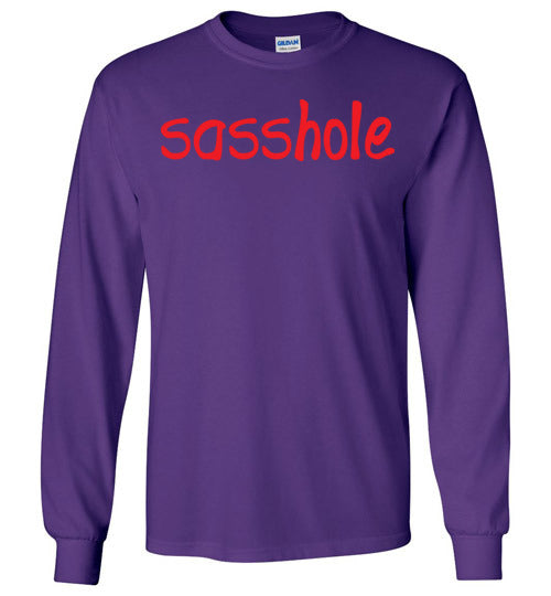 Sasshole. Adult. LS Tshirt