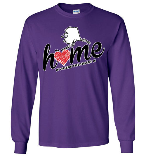 Alaska Home. Adult. LS Tshirt