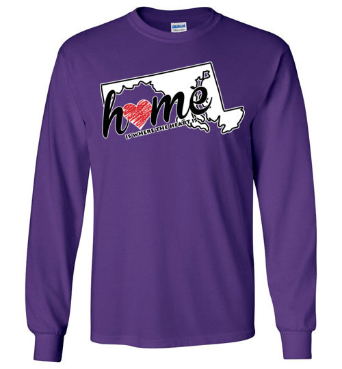 Maryland Home. Youth. LS Tshirt