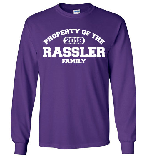 Property of Rassler. Adult. LS Tshirt