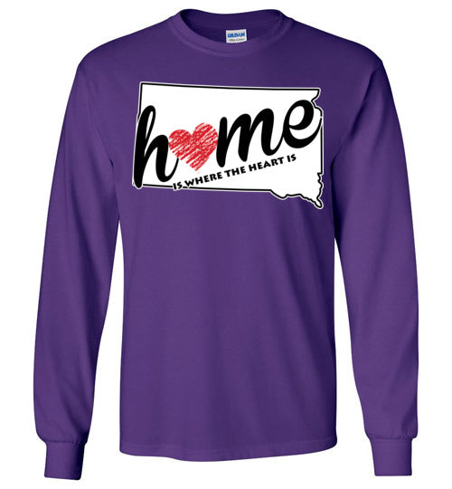 South Dakota Home. Youth. LS Tshirts