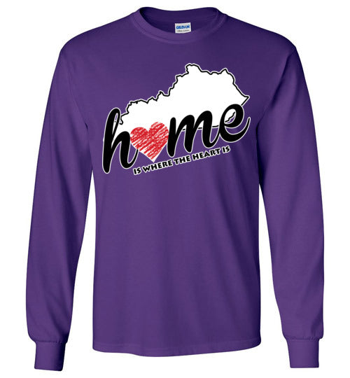 Kentucky Home. Adult. LS Tshirts.