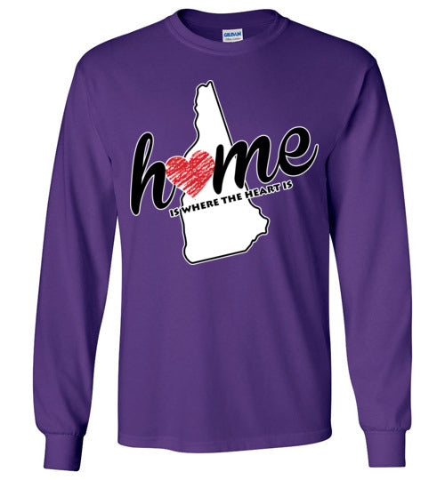 New Hampshire Home. Youth. LS Tshirt