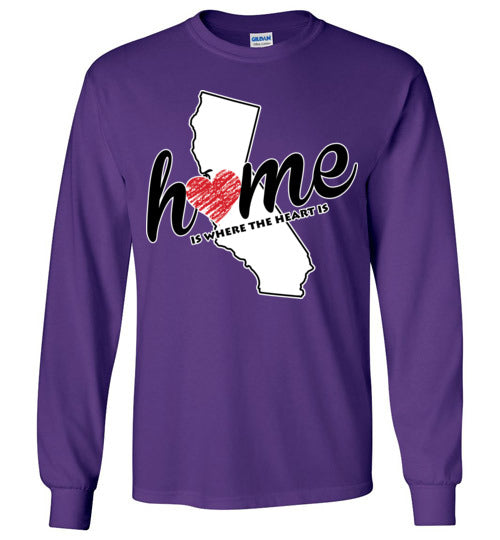 California Home. Adult. LS Tshirt