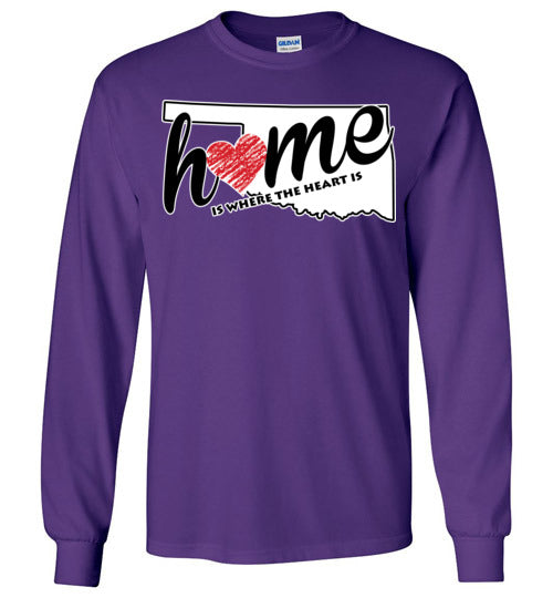 Oklahoma Home. Adult. LS Tshirt