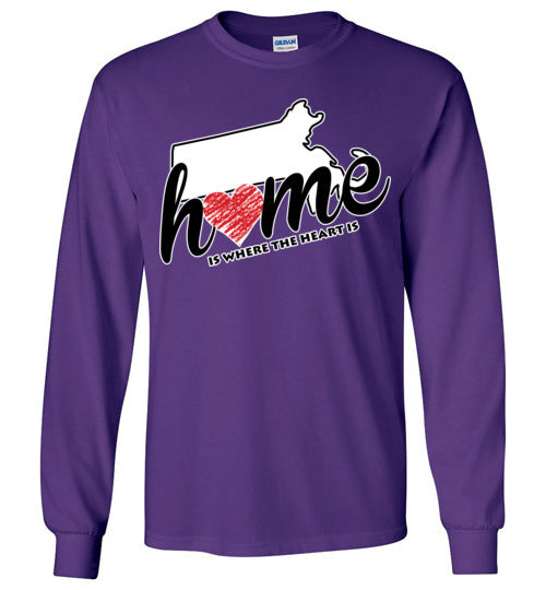 Massachusetts Home. Youth. LS Tshirt