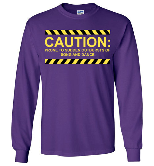 Caution, Song and Dance. Youth. LS Tshirt