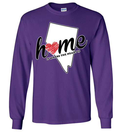Nevada Home. Adult. LS Tshirt